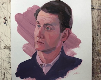 Original Painting -Jared from "Silicon Valley"