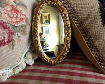 Italian Florentine Wood Gold Ornate Mirror