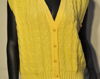 Womens Vintage Sweater Vest