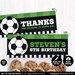 Soccer Bag Toppers. Kids Birthday Treat Bag Toppers. Printable Favor Bag Toppers. Goodie Toppers. DIY Candy Bags. Editable Favor Bag Toppers
