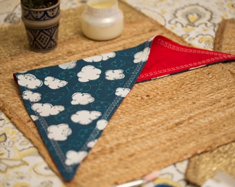 Dog Bandana M/L- Cloudy Skies