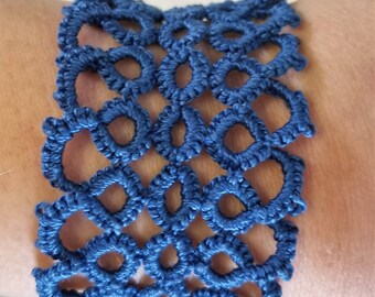 Blue Tatted Bracelet