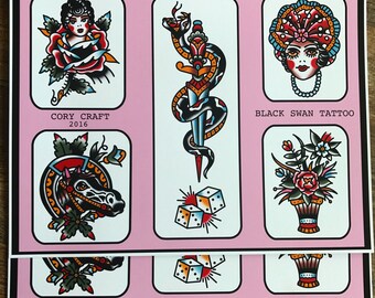 Traditional Tattoo Flash