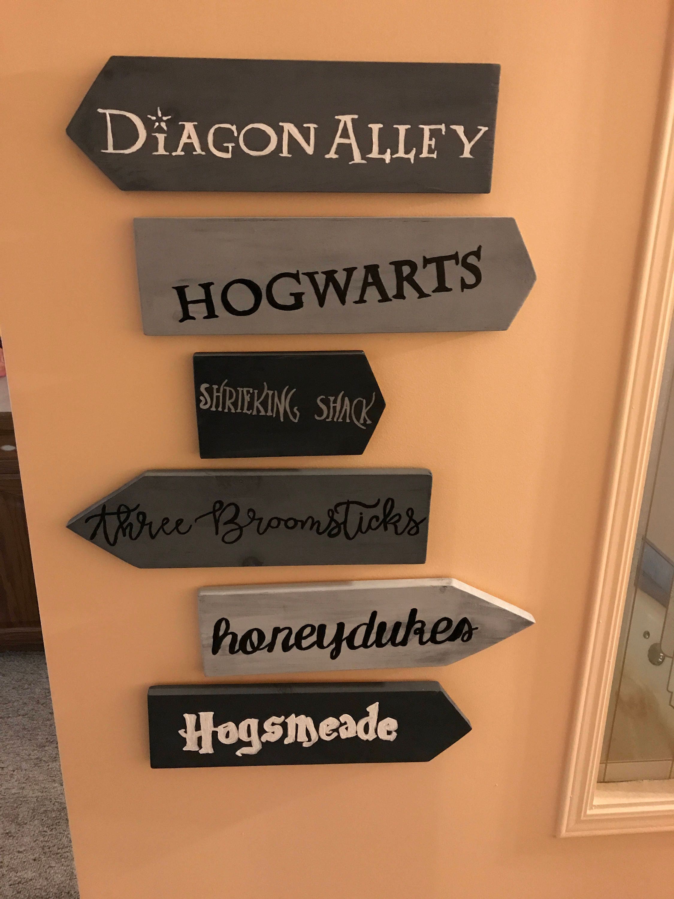 Harry Potter directional signs