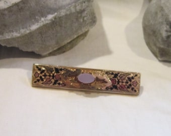 Victorian Taille d'Epargne Brooch
