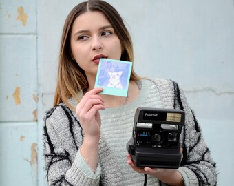 Polaroid Camera, Close Up OneStep, working condition, Vintage Camera, Retro Camera, Collectibles, supplied without film