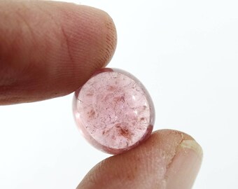 Rubellite Cabochon 13x11 Pink Tourmaline Cabochon Loose Gemstone Rubellite TP002