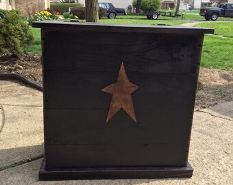 Primitive Storage Trunk Bench