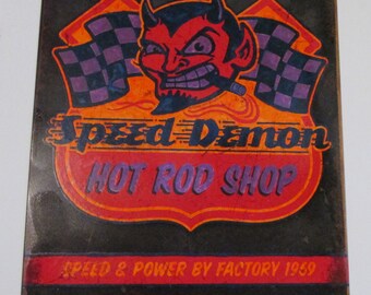 Vintage-Hand Painted-Black Light-Exclusive-Tin-Sign-Poster-Retro-Unique-Home Decor-Decor-Men-Gift-Birthday-Birthday Gift-Housewarming Gift