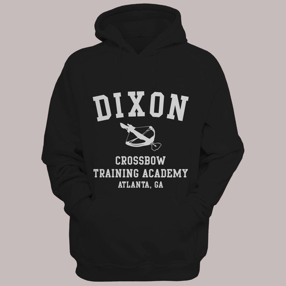 The Walking Dead "Dixon Crossbow Training Academy" Hoodie Sweater S-XL Available TWD Hooded Sweatshirt