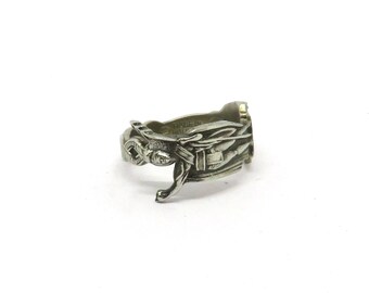 King Kamehameha ring, Hawaii ring, american ring, hawaiian ring, spoon ring