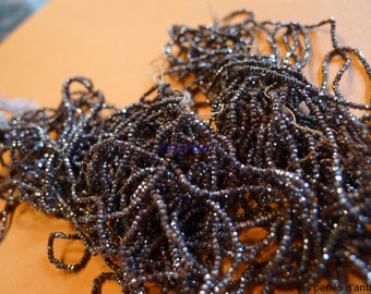 antique french steel cut beads WYSIWYG