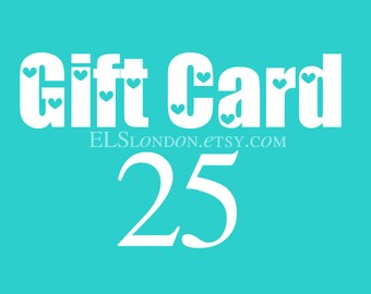 Gift certificate, Gift card, instant download gift card, voucher gift, gift for best friend, last minute gift for her, Valentine's gift