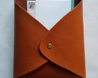 Leather envelope | Etsy