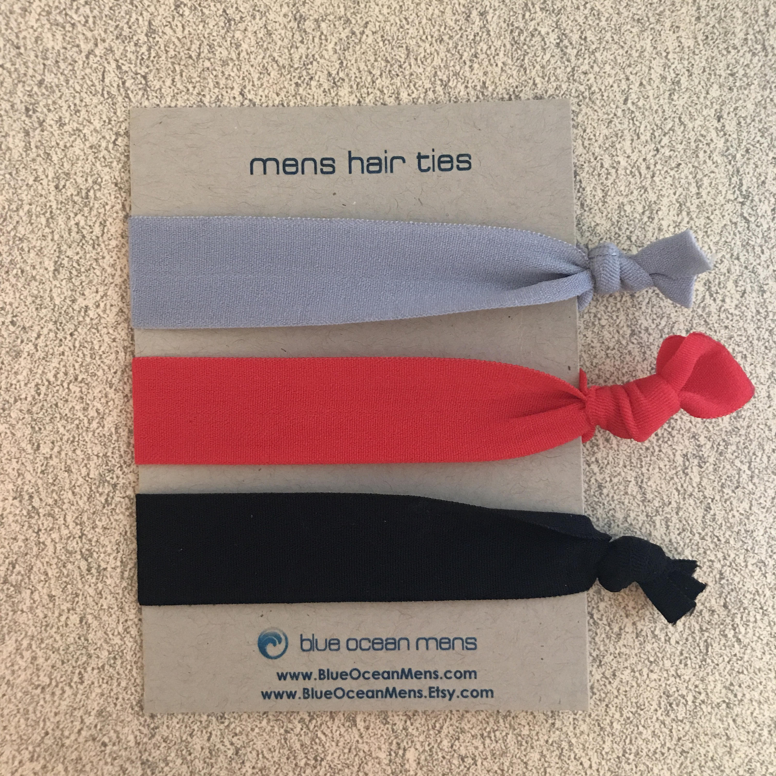 Mens Hair Ties Black Hair Accessories Beauty Gift Ponytail Holder Hair