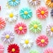 Daisy Flower Fridge Magnet, Daisy Magnets, Flower Magnets, Mixed Color Floral Magnet, Decorative Magnet, Locker Magnets, Super Strong Magnet