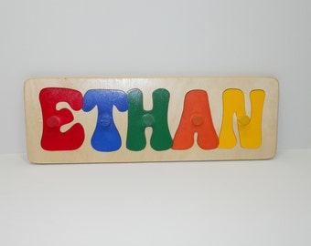 Name Puzzle With Pegs