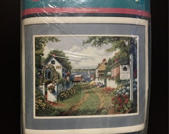 Vintage Needlepoint Kit~Bayside Lane
