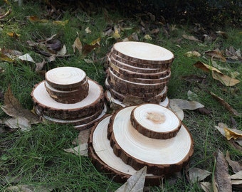 10 pieces cedar firs Tree Slices,Wood Slices,Rustic Wedding Decor,home decor, DIY, Woodwork Supplie,mat, coaster,Beautiful texture