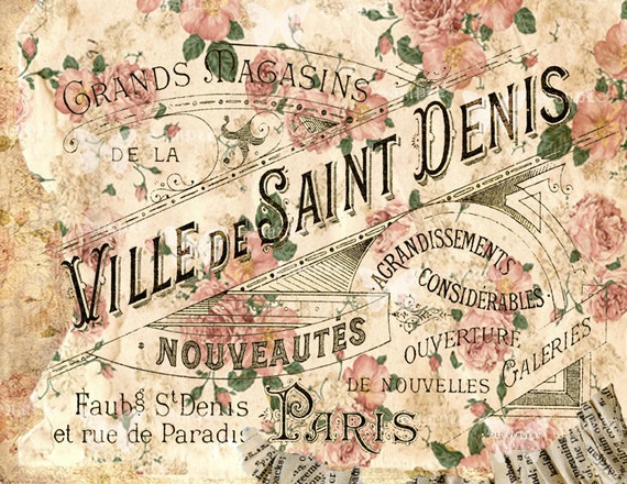Items Similar To Printable 300dpi Shabby Wallpaper Antique Paris Parisian Galerie Items Similar To Printable 300dpi Shabby Wallpaper Antique Paris Parisian Galerie