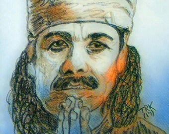 Santana prayer print