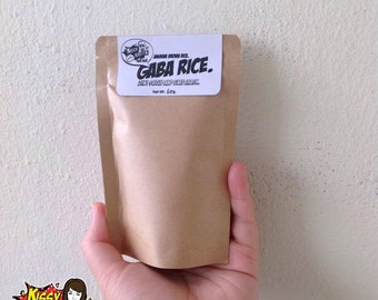 Refill-Natural 100%(Hom mali Thai rice)Jasmine gaba gaba rice face mask and scrub 2 in 1 - 60g.