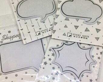 Shaped Sticky Notes