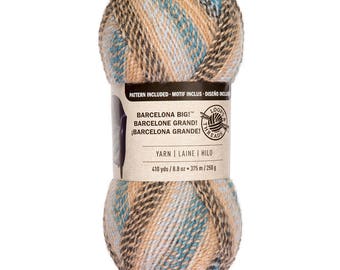 Loops and Threads - Barcelona BIG Yarn - Mist (more blue then cream)
