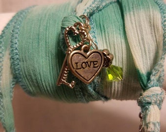 Silk Ribbon Wrap Bracelet