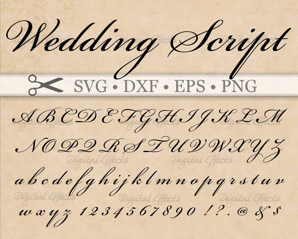Free Free 74 Wedding Font Svg SVG PNG EPS DXF File