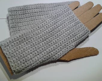 Pearl gray gloves one size