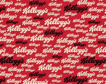 Kelloggs Logo Fabric From Springs Creative