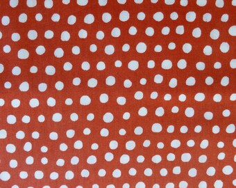 1/2 Yard Organic cotton, Monaluna, Cottage Garden, Polka Dot