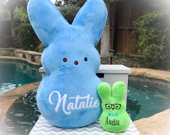 Personalized Peeps, Plush Peeps, Popular Easter, Personalized Plush Peeps, Pink Peeps, Yellow Peeps, Blue Peeps, Easter Basket, Easter Peeps