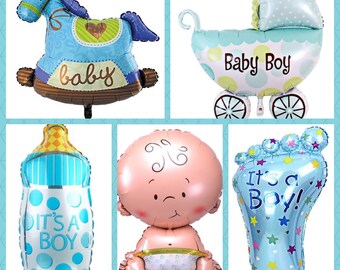 5 Palloncini Baby shower Bimbo/bimba
