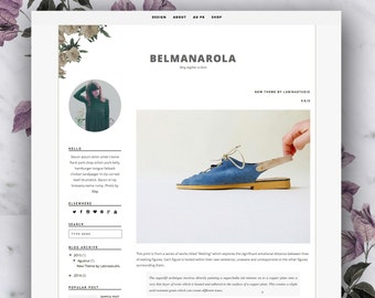 Premade Blogger Template - Belmanarola