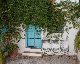Art photography, photography of cities, photography of towns, villages of Andalusia, typical corners, white villages, Frigiliana