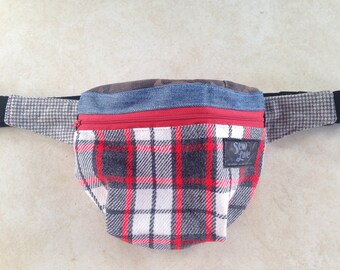 Bumbag / Fanny Pack / Tartan Tarty/ Upcycled
