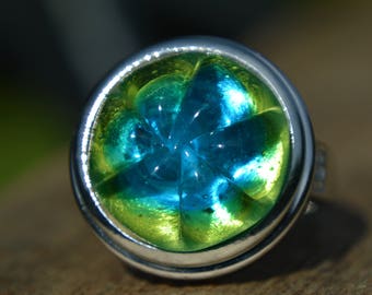 Collectable Artisan Handmade Lampwork Glass Snap Charm - Interchangeable Jewellery - Snap, Popper, Chunk, Button
