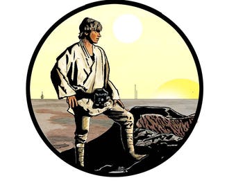 Luke Skywalker STAR WARS Refrigerator Magnet