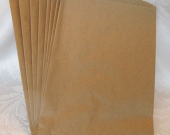 100 Paper Bags, Gift Bags, Kraft Bags, Candy Bags, Brown Paper Bags, Party Favor Bags, Merchandise Bags, Retail Bags, Paper Bag 5x7