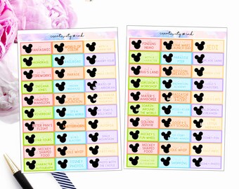 Disney // Parks Bucket List
