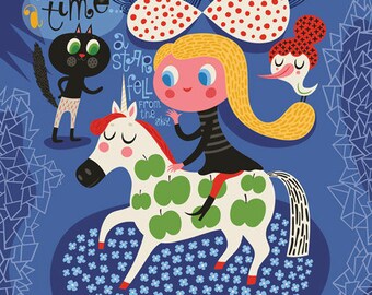Starlight - limited edition giclee print of an original illustration (8 x 10 in)