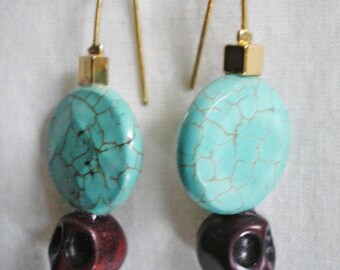 EARRINGS ETHNIC INFLUENCE PRECOLOMBIENNE