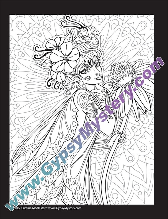 Single Coloring Page Social Butterfly From The Magical