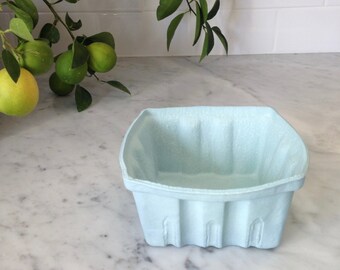 FREE SHIPPING Porcelain Berry Basket- Large