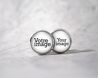 Custom 10mm, 12mm earrings / Custom earrings 10 mm, 12 mm