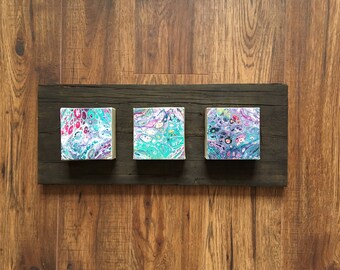 Psychedelic Abstract Acrylic Pour