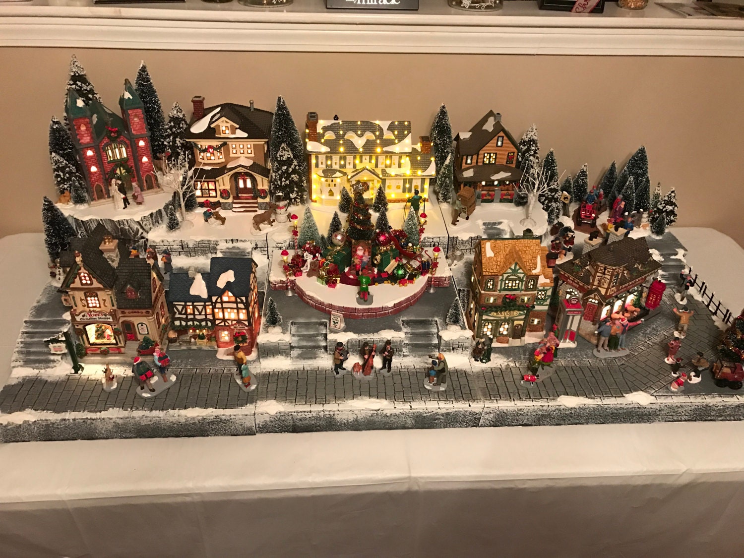 Custom Christmas Village Display Platform Lemax Department 