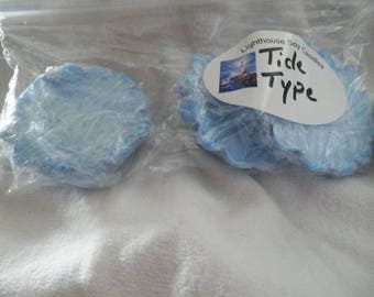 Homemade soy wax tart melt 3pc Tide Type